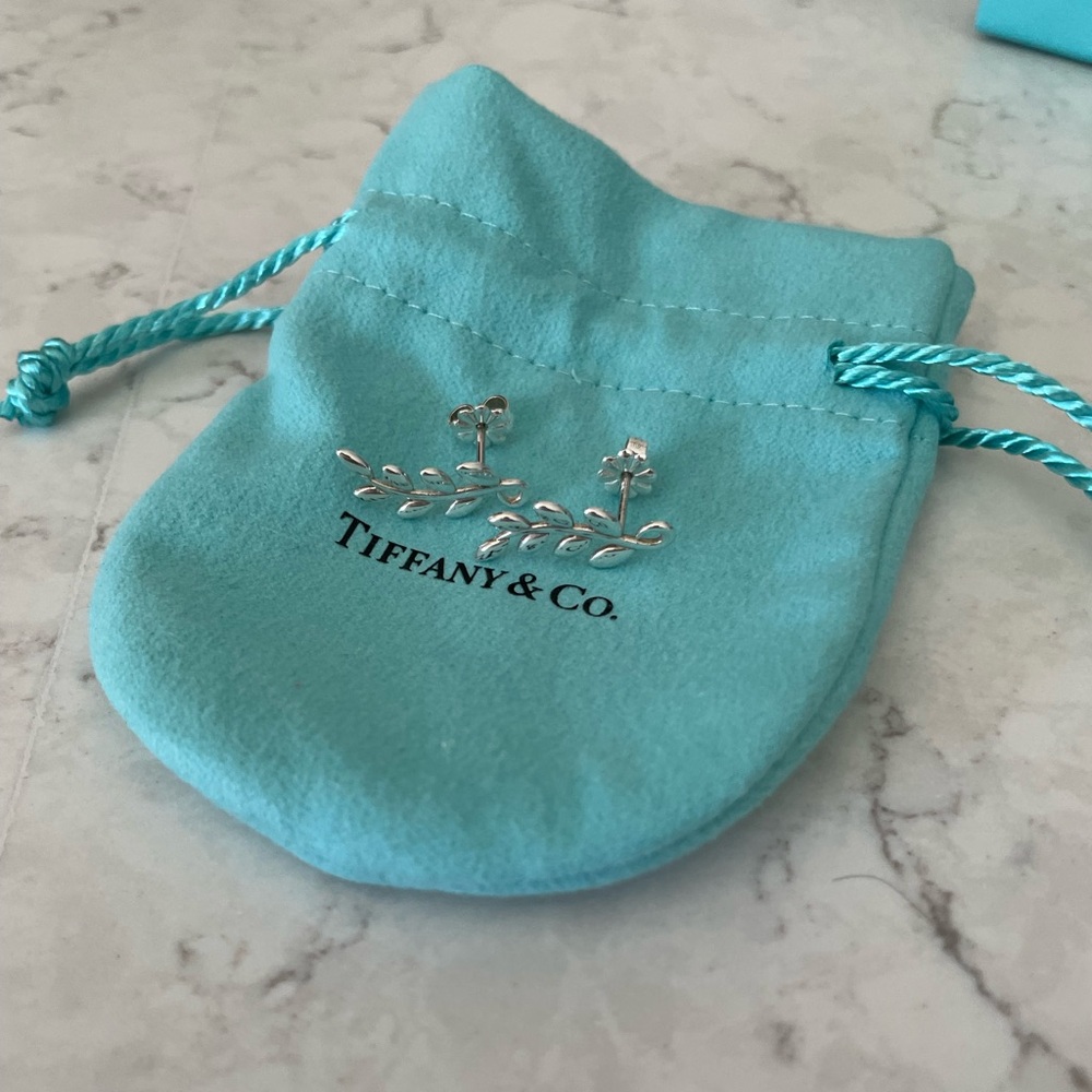 Tiffany & CO. Olive Leaf Climber Earrings Paloma Picasso®